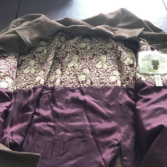 Tommy Bahama genuine Suede coat. Size Large. Super soft-excellent condition - Picture 4 of 5